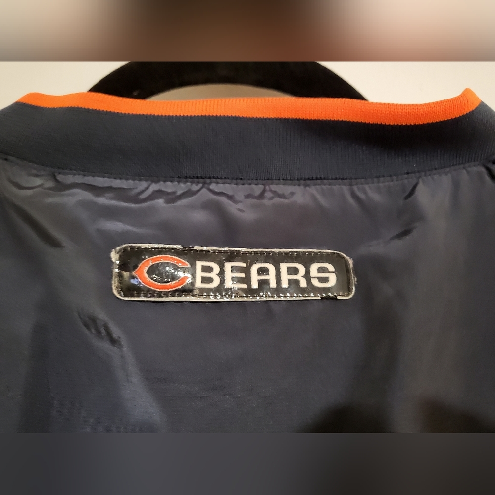 NFL Chicago Bears 2002-04 Men's 2XL Reebok Pullover V-Neck Windbreaker Jacket - Picture 11 of 11